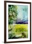 Watercolor 256-Pol Ledent-Framed Art Print