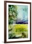 Watercolor 256-Pol Ledent-Framed Art Print