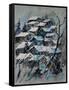 Watercolor 4121132 Snow Landscape-Pol Ledent-Framed Stretched Canvas