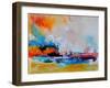 Watercolor 4130301-Pol Ledent-Framed Art Print