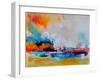 Watercolor 4130301-Pol Ledent-Framed Art Print