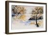 Watercolor 45417042-Pol Ledent-Framed Art Print