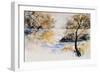 Watercolor 45417042-Pol Ledent-Framed Art Print