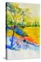 Watercolor 516082-Pol Ledent-Stretched Canvas