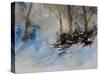 Watercolor 519030-Pol Ledent-Stretched Canvas