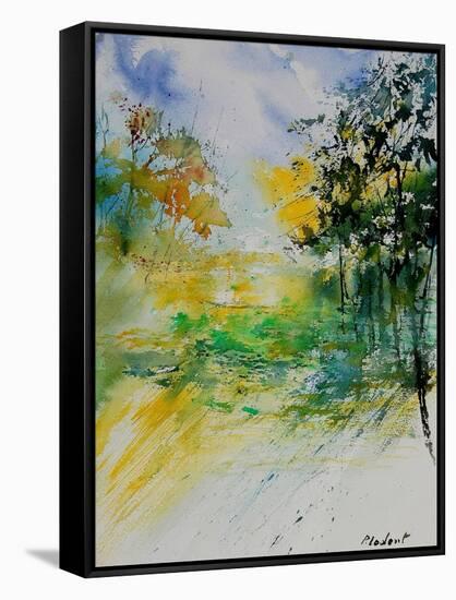 Watercolor 908051-Pol Ledent-Framed Stretched Canvas