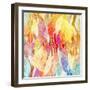 Watercolor a Retro Background of Abstract Elements-Tanor-Framed Art Print