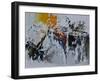 Watercolor Abstract 0121-Pol Ledent-Framed Art Print