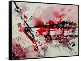 Watercolor Abstract 545-Pol Ledent-Framed Stretched Canvas