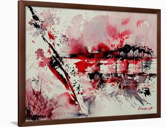 Watercolor Abstract 545-Pol Ledent-Framed Art Print