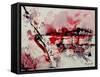 Watercolor Abstract 545-Pol Ledent-Framed Stretched Canvas