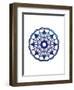 Watercolor Abstract Indigo-Jace Grey-Framed Art Print