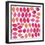 Watercolor Abstract Seamless Pattern-Ajgul-Framed Art Print