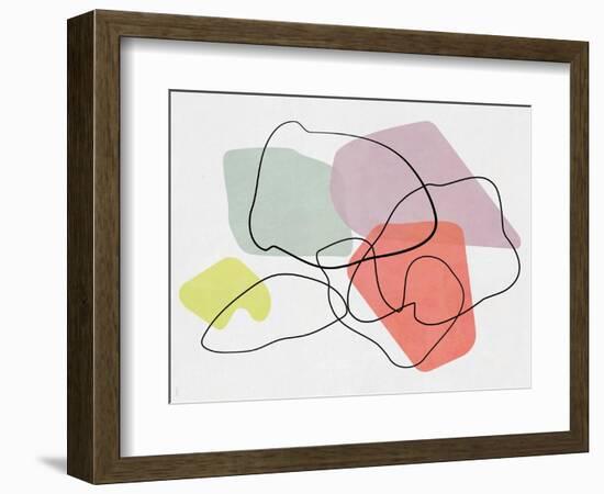 Watercolor Abstract Sketch-Dan Meneely-Framed Art Print