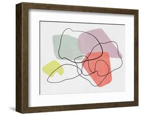 Watercolor Abstract Sketch-Dan Meneely-Framed Art Print