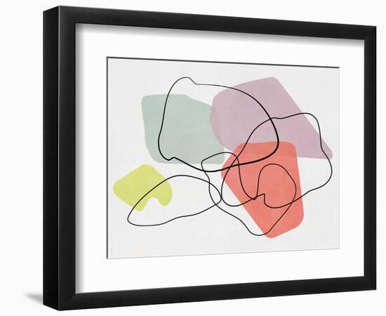 Watercolor Abstract Sketch-Dan Meneely-Framed Art Print