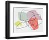 Watercolor Abstract Sketch-Dan Meneely-Framed Art Print