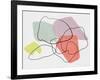 Watercolor Abstract Sketch-Dan Meneely-Framed Art Print