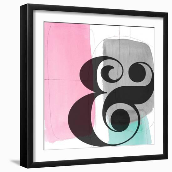 Watercolor Ampersand-Lanie Loreth-Framed Art Print