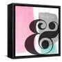 Watercolor Ampersand-Lanie Loreth-Framed Stretched Canvas