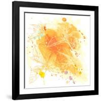 Watercolor And Tropical Flowers - Hibiscus--Vladimir--Framed Art Print