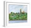 Watercolor Aquarelle of Kiev-null-Framed Art Print