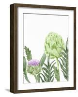 Watercolor Artichoke 1-Ann Bailey-Framed Art Print