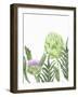 Watercolor Artichoke 1-Ann Bailey-Framed Art Print