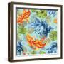 Watercolor Asian Goldfishes-tanycya-Framed Art Print