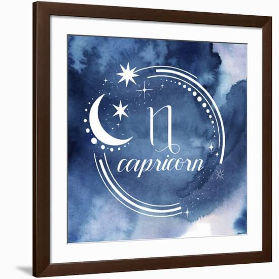 Watercolor Astrology X-Grace Popp-Framed Premium Giclee Print