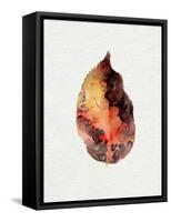 Watercolor Autumn Leaf I-Jennifer Parker-Framed Stretched Canvas