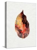 Watercolor Autumn Leaf I-Jennifer Parker-Stretched Canvas