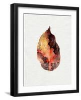 Watercolor Autumn Leaf I-Jennifer Parker-Framed Art Print