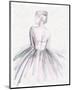 Watercolor Ballerina I-Jennifer Parker-Mounted Art Print