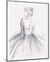 Watercolor Ballerina I-Jennifer Parker-Mounted Art Print