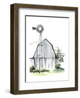 Watercolor Barn I-Jennifer Paxton Parker-Framed Art Print