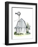 Watercolor Barn I-Jennifer Paxton Parker-Framed Art Print