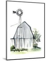 Watercolor Barn I-Jennifer Paxton Parker-Mounted Art Print