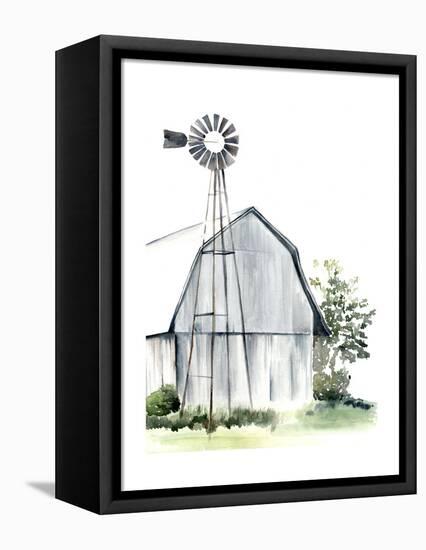 Watercolor Barn I-Jennifer Paxton Parker-Framed Stretched Canvas