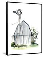 Watercolor Barn I-Jennifer Paxton Parker-Framed Stretched Canvas