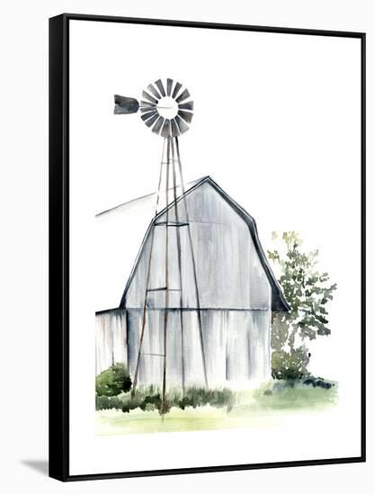 Watercolor Barn I-Jennifer Paxton Parker-Framed Stretched Canvas