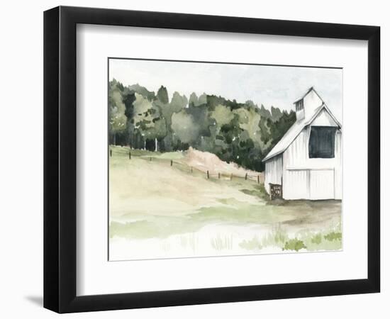 Watercolor Barn III-Jennifer Paxton Parker-Framed Art Print