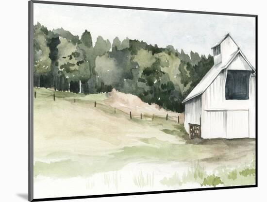 Watercolor Barn III-Jennifer Paxton Parker-Mounted Art Print