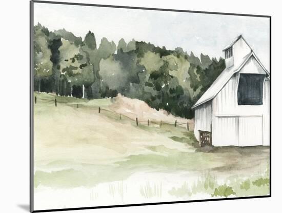 Watercolor Barn III-Jennifer Paxton Parker-Mounted Art Print