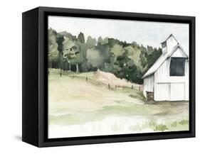 Watercolor Barn III-Jennifer Paxton Parker-Framed Stretched Canvas