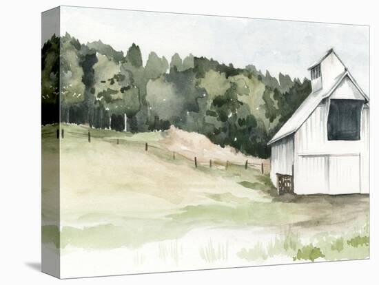 Watercolor Barn III-Jennifer Paxton Parker-Stretched Canvas