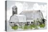 Watercolor Barn-Kimberly Allen-Stretched Canvas