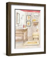 Watercolor Bath I-Margaret Ferry-Framed Art Print