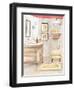 Watercolor Bath I-Margaret Ferry-Framed Art Print