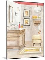 Watercolor Bath I-Margaret Ferry-Mounted Art Print